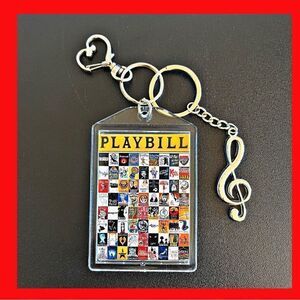 *30of3* 🎁 NWOT. Playbill  Double Sided Keychain.